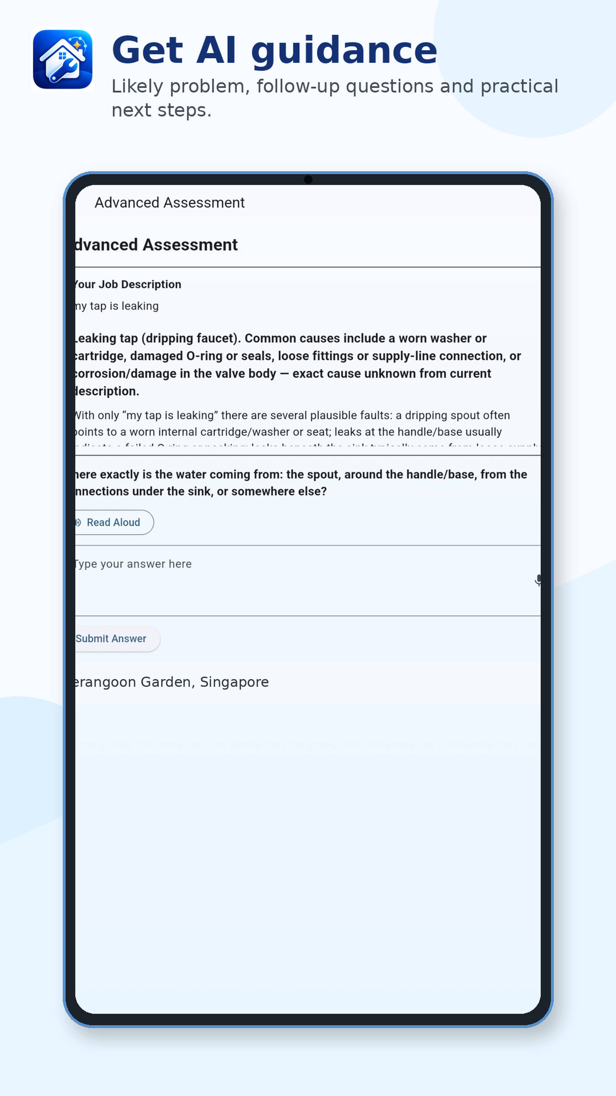 Handyman Marketplace AI Assessment